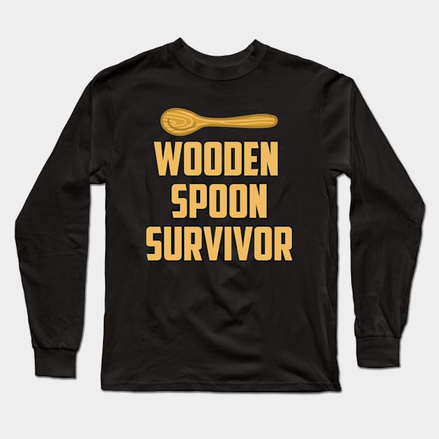 Wooden Spoon Survivor Long Sleeve T-Shirt by UrbanLifeApparel